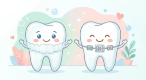 5 הבדלים בין יישור שיניים שקוף לגשרים מסורתיים - מה עדיף?